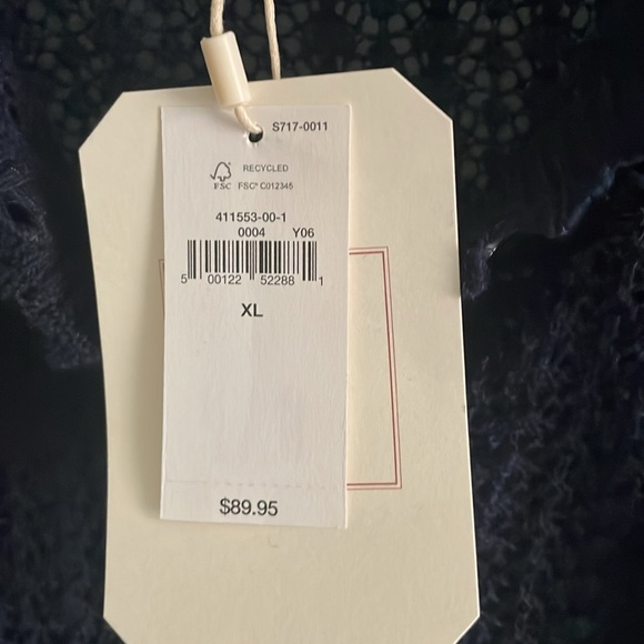 GapxDoen linen blend cardigan XL NWT - Picture 8 of 9